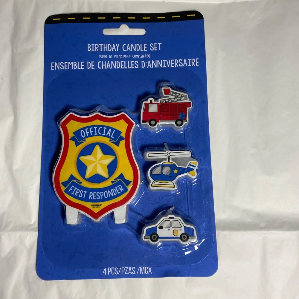 First responders candle set